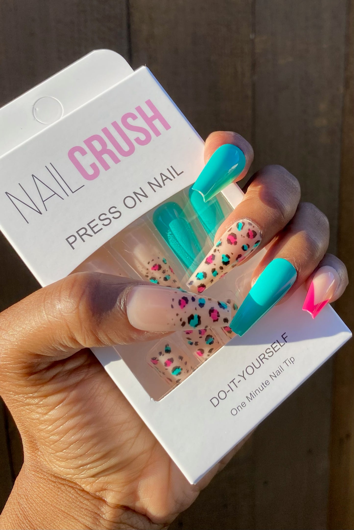 (NEW) Green & Pink Cheetah