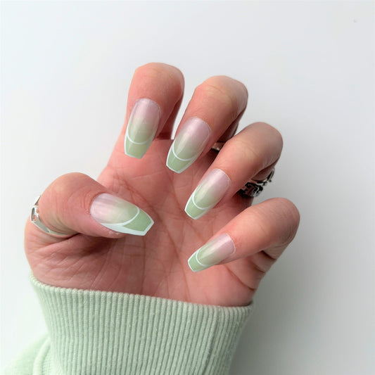 Emerald French Tips - NAILCRUSH®