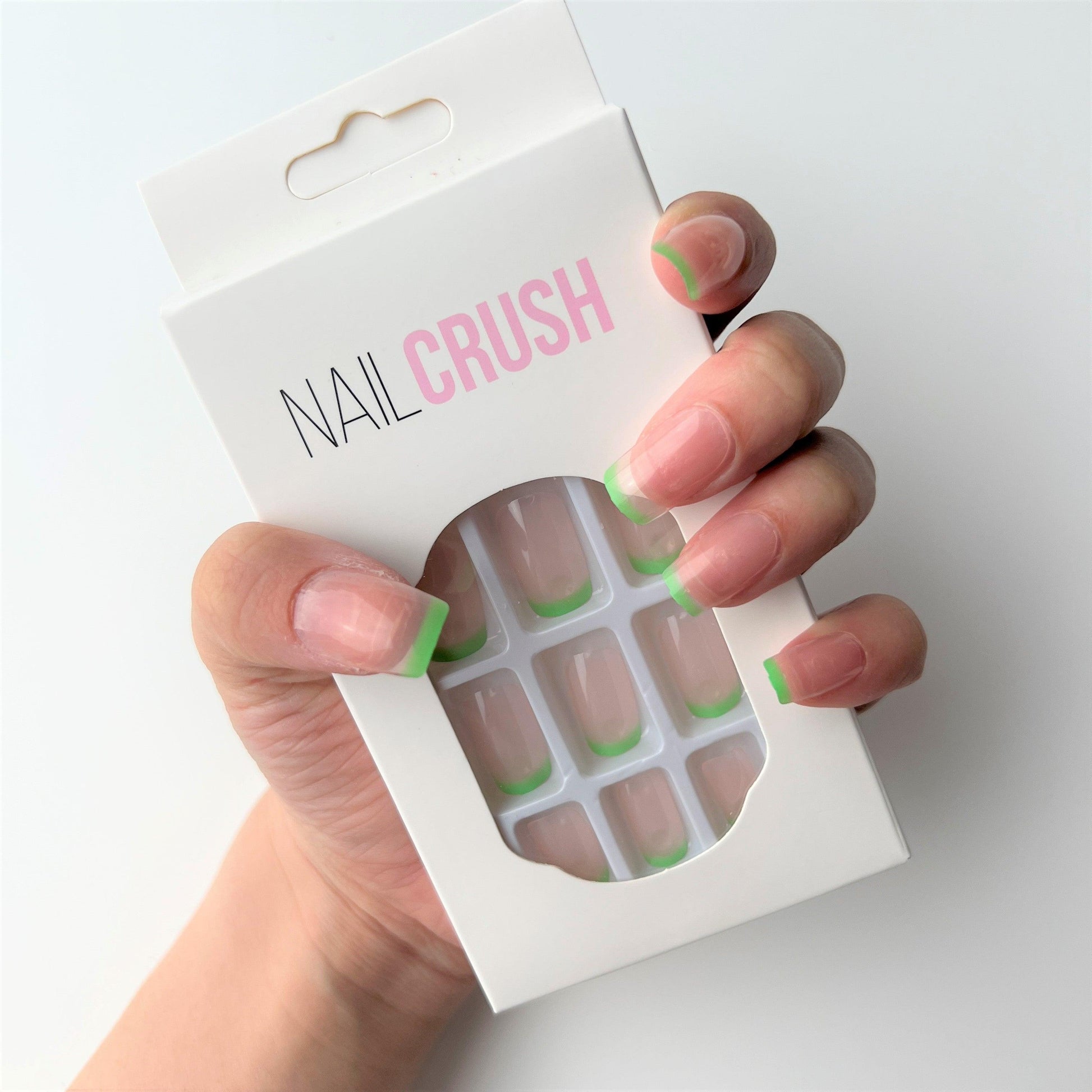 Green French Tips - NAILCRUSH®