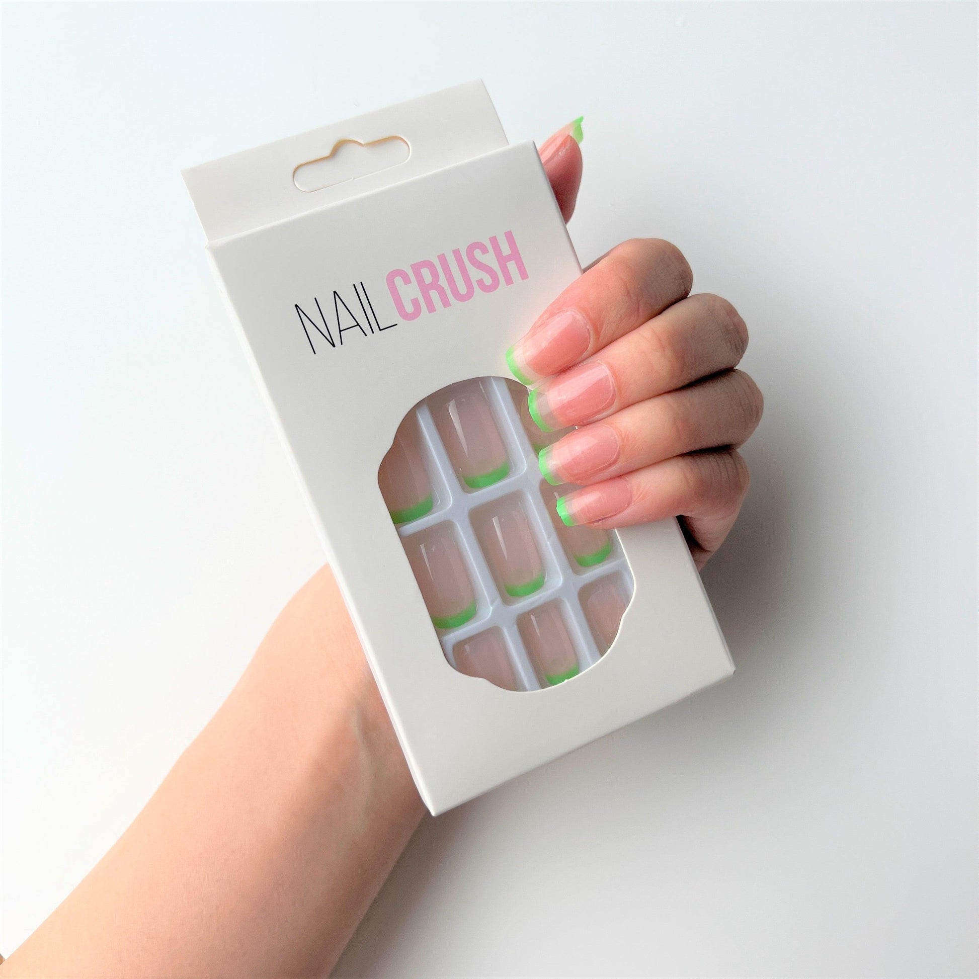 Green French Tips - NAILCRUSH®