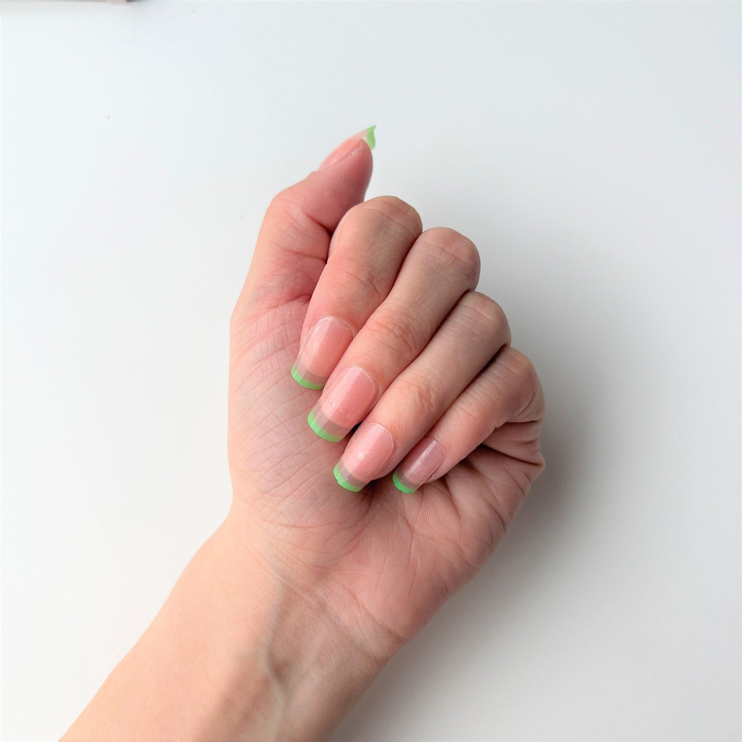 Green French Tips - NAILCRUSH®