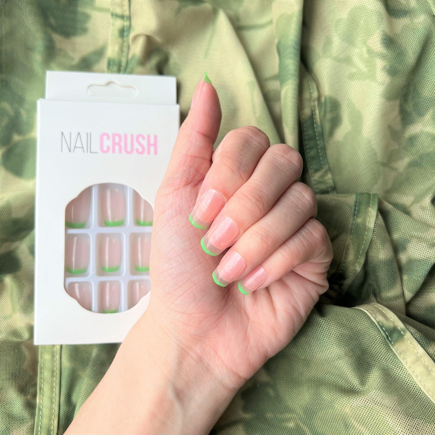 Green French Tips - NAILCRUSH®