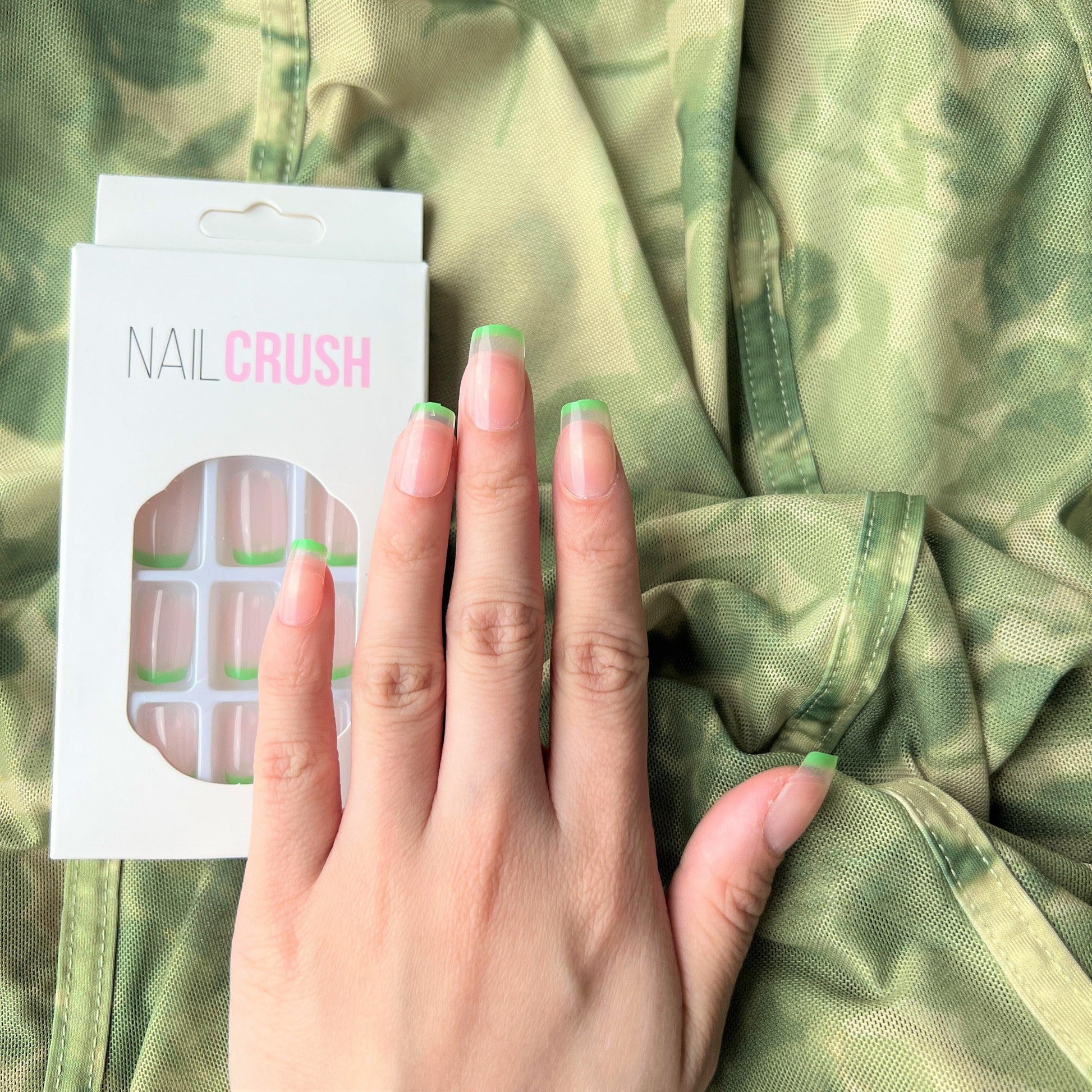Green French Tips - NAILCRUSH®