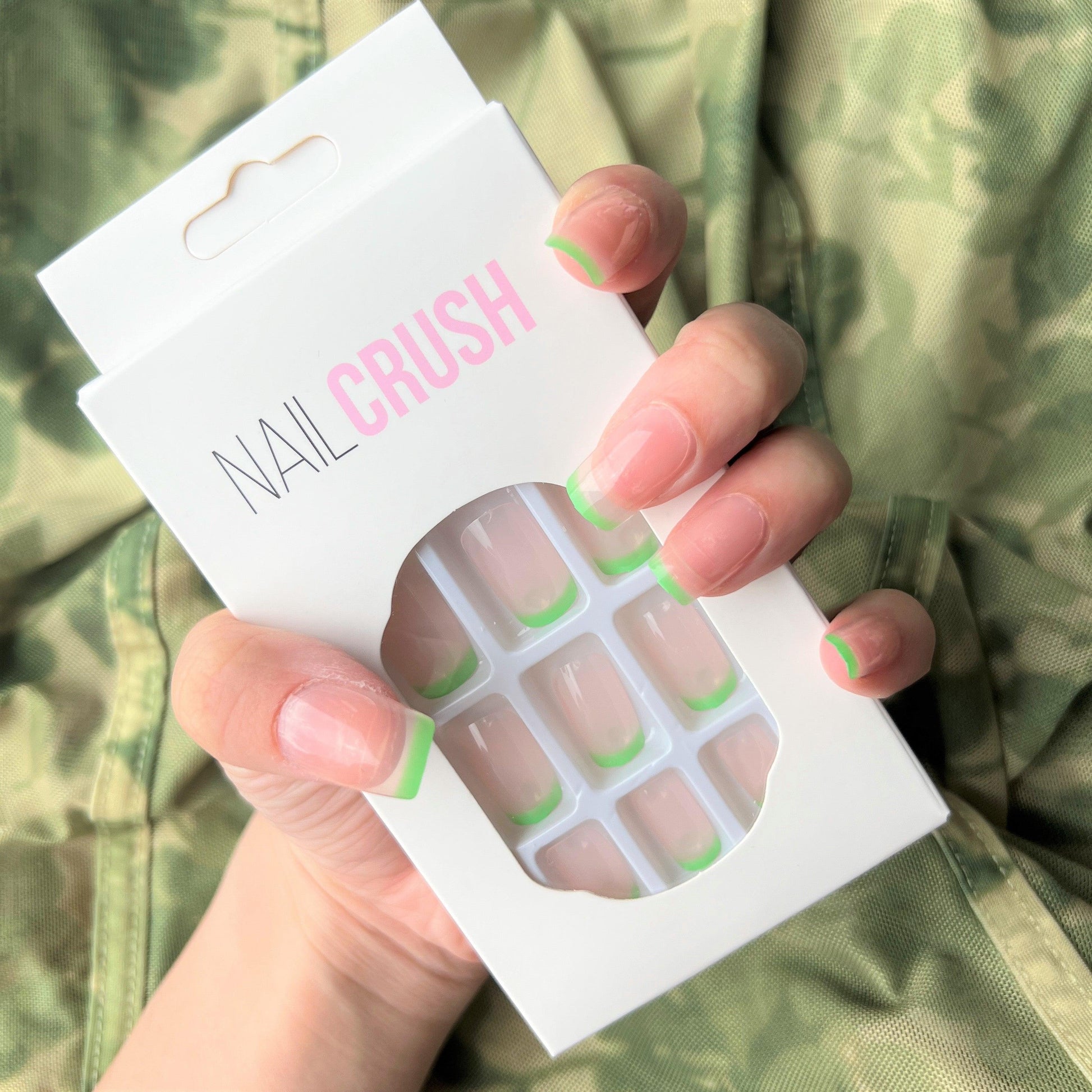 Green French Tips - NAILCRUSH®